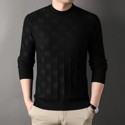 https://ae01.alicdn.com/kf/S4b7b2ed7f02d4af7a8f930a4fa08df4a9/2023-New-Men-s-Autumn-and-Winter-Sweaters-Square-Checkerboard-Jacquard-Bottom-Shirt-Warm-Elastic-Skincare.jpg