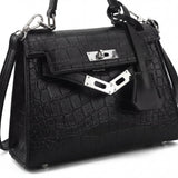 TELLET STRUCTURED LEATHER HANDBAG
