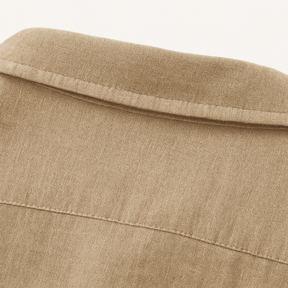 TELLET PURE LINEN TAILORED SHIRT