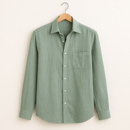 TELLET PURE LINEN TAILORED SHIRT