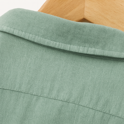 TELLET PURE LINEN TAILORED SHIRT