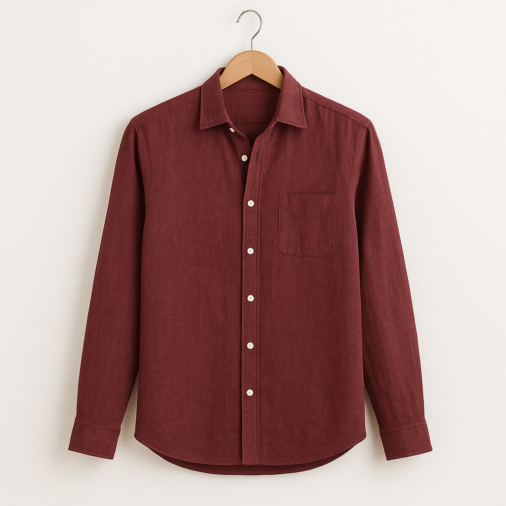 TELLET PURE LINEN TAILORED SHIRT