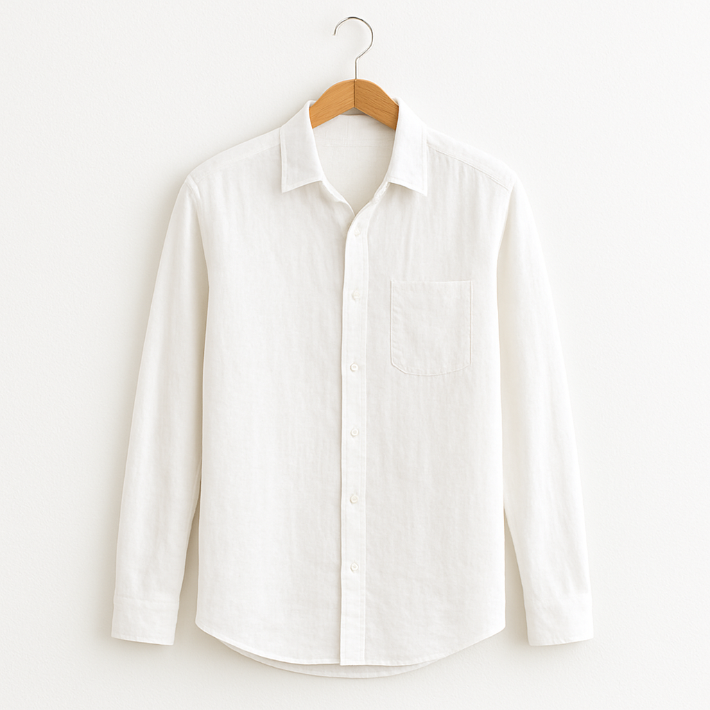 TELLET PURE LINEN TAILORED SHIRT