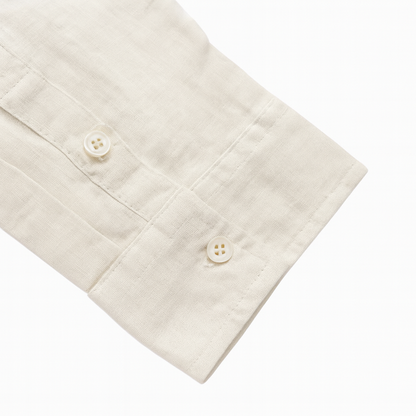 TELLET PURE LINEN TAILORED SHIRT
