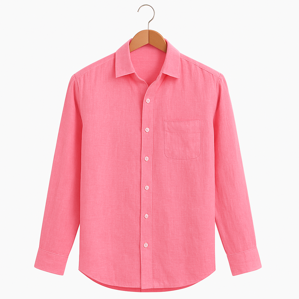 TELLET PURE LINEN TAILORED SHIRT