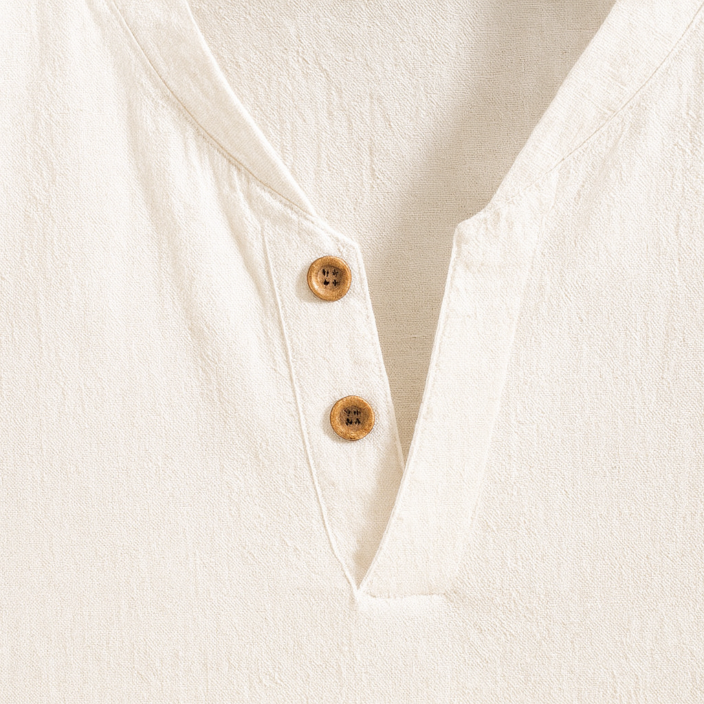 TELLET CASUAL MEN'S 2-PIECE COTTON-LINEN SET