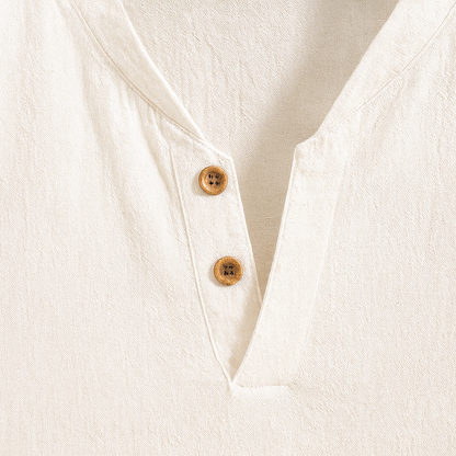 TELLET CASUAL MEN'S 2-PIECE COTTON-LINEN SET