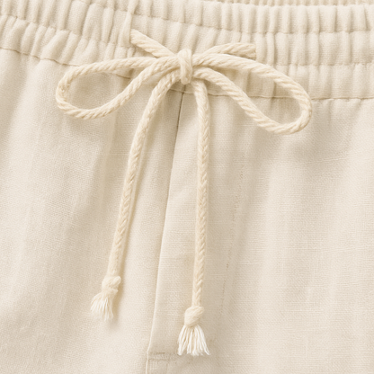 TELLET CASUAL MEN'S 2-PIECE COTTON-LINEN SET