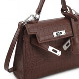 TELLET STRUCTURED LEATHER HANDBAG