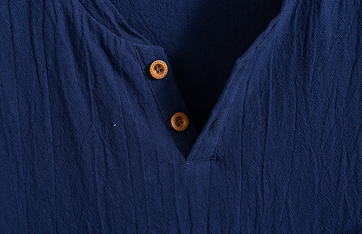 TELLET CASUAL MEN'S 2-PIECE COTTON-LINEN SET