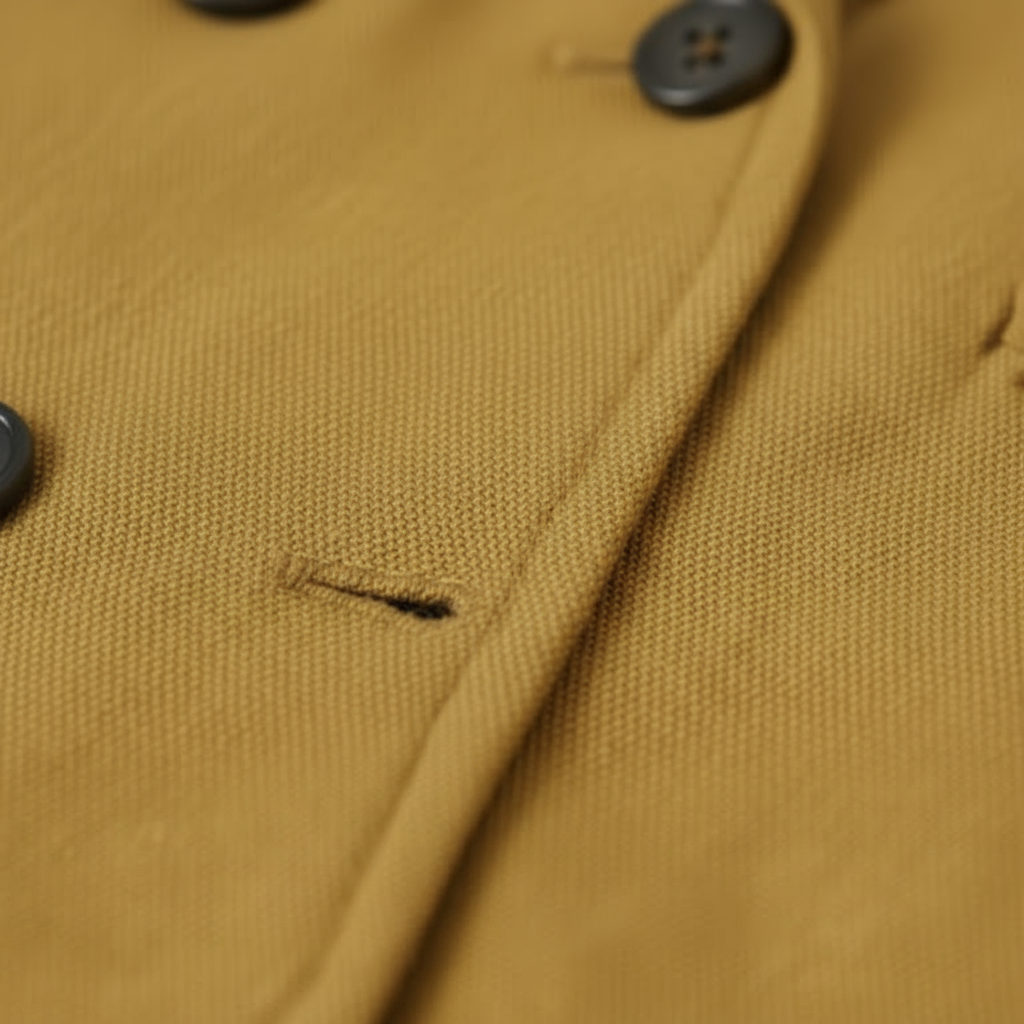 Terno trespassado de linho