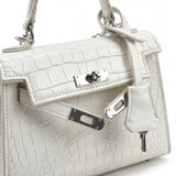 TELLET STRUCTURED LEATHER HANDBAG